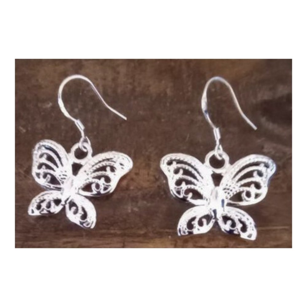Butterfly Hook Earrings